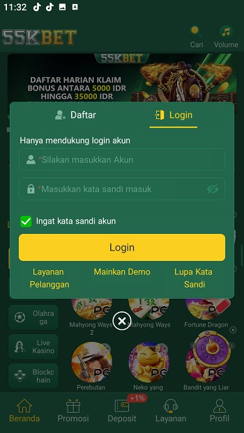 55KBET screenshot