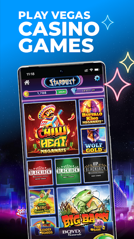 Stardust Social Casino No Deposit Bonus screenshot