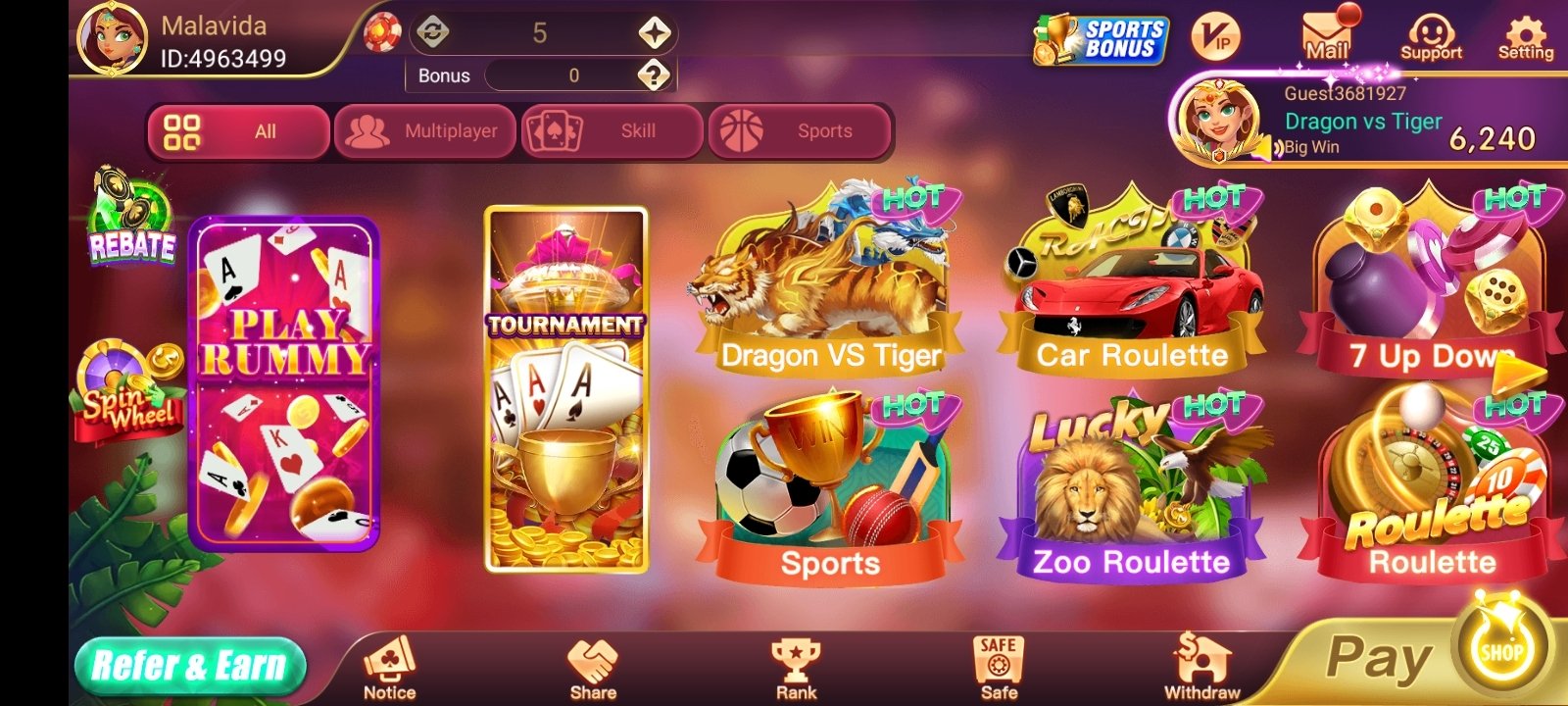 Rummy Mars apk screenshot