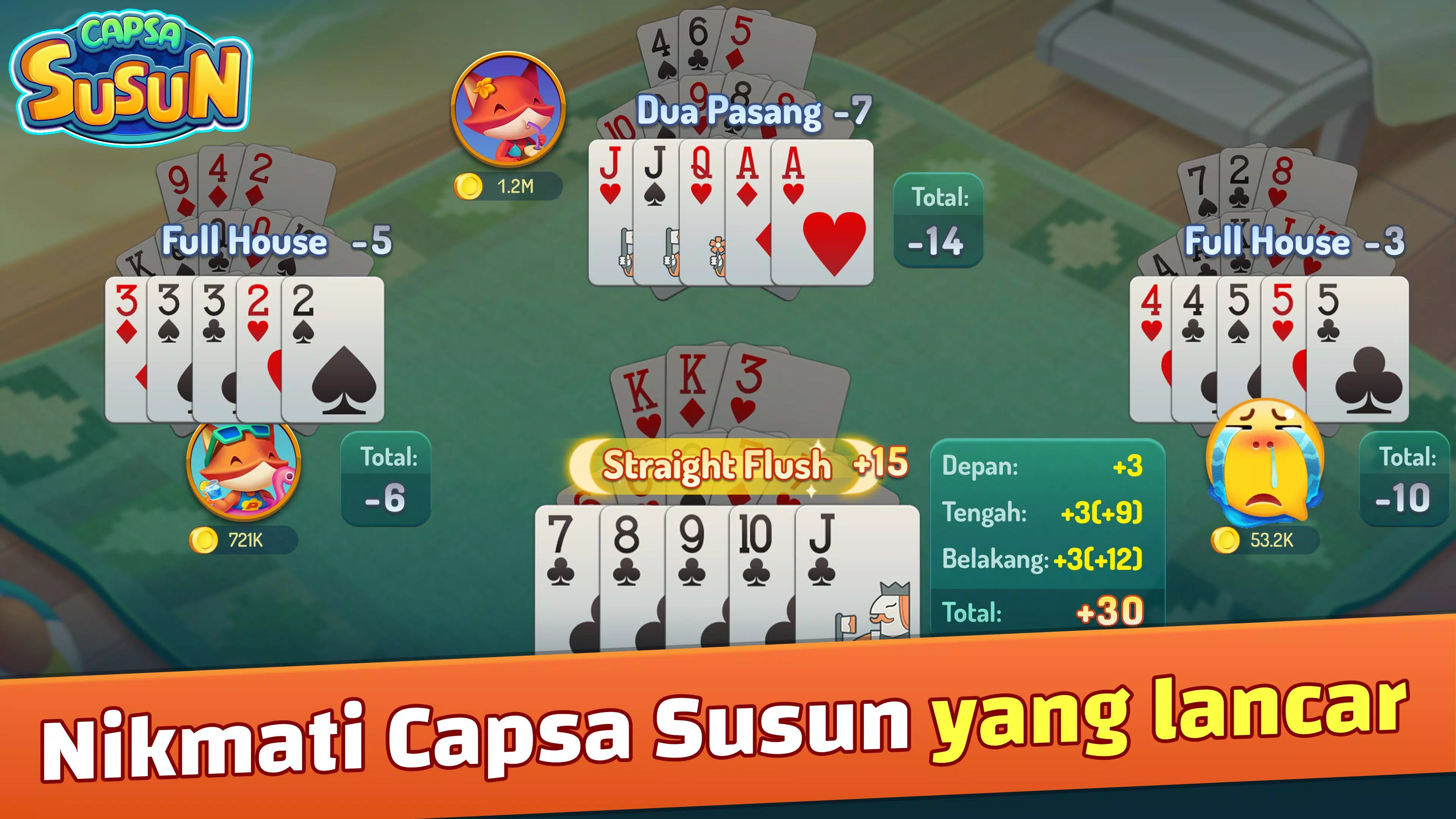 Capsa Susun ZingPlay screenshot