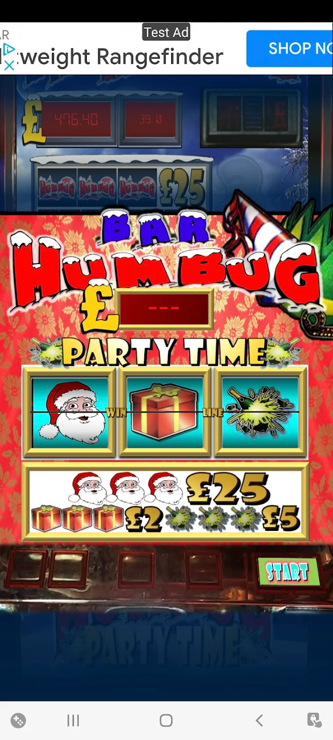 Bar Humbug Christmas Slot screenshot